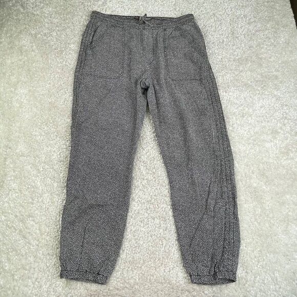 Anthropologie Orana Gray Pebble Print Jogger Pants - Picture 3 of 9